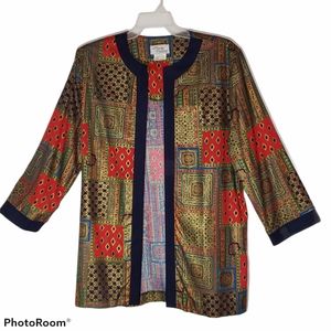 Egyptian printed cover up. Colorful unique cover.